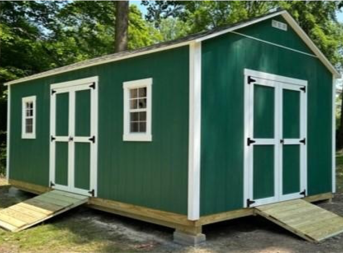 outdoor storage shed