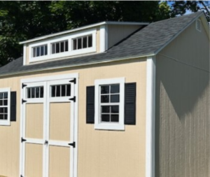 Large garden storage shed