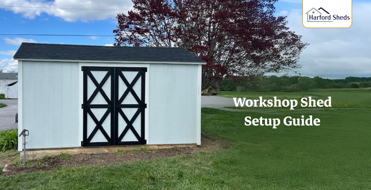 Backyard workshop shed